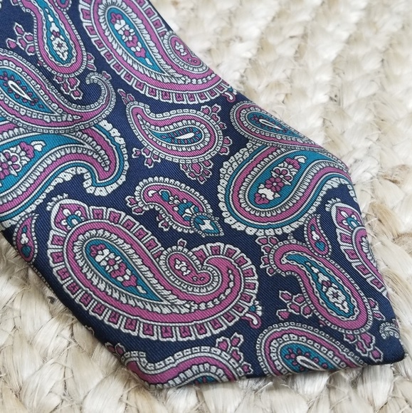 VTG Bert Pulitzer Silk Necktie - Picture 3 of 5